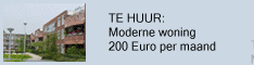 TE HUUR: Moderne woning 200 Euro per maand